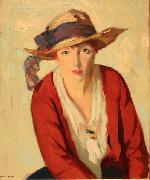 Robert Henri The Beach Hat oil painting